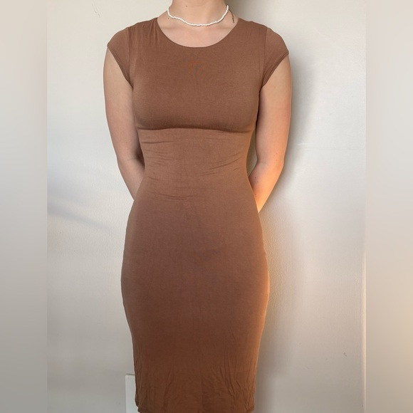 Velvet Torch Dresses & Skirts - Brown T-Shirt Dress